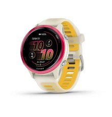 Умные часы Garmin Forerunner 570 42mm Bone Raspberry Mango 010-02970-02