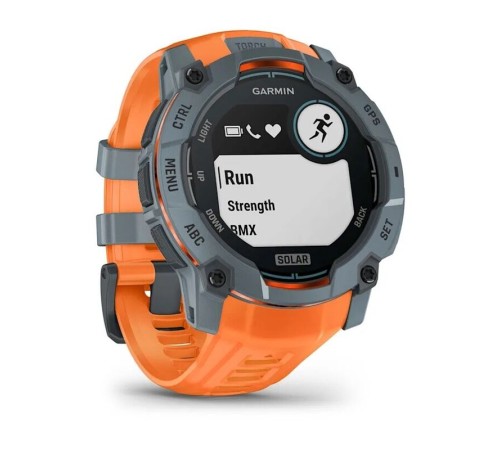 Умные часы Garmin Instinct 3 50 mm Solar Grey Orange 010-02935-01