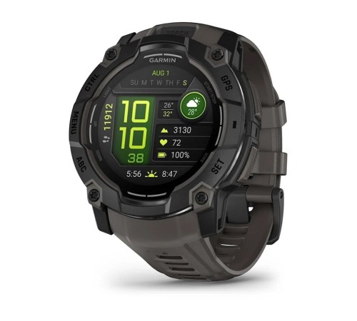 Умные часы Garmin Instinct 3 45 mm AMOLED Black 010-02936-00