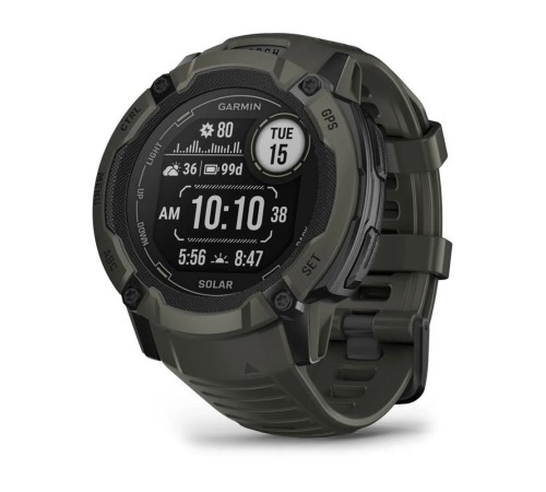 Умные часы Garmin Instinct 2X Solar Moss Bezel with Moss Silicone Band EU  010-02805-05