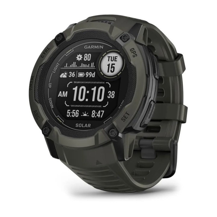 Умные часы Garmin Instinct 2X Solar Moss Bezel with Moss Silicone Band EU  010-02805-05