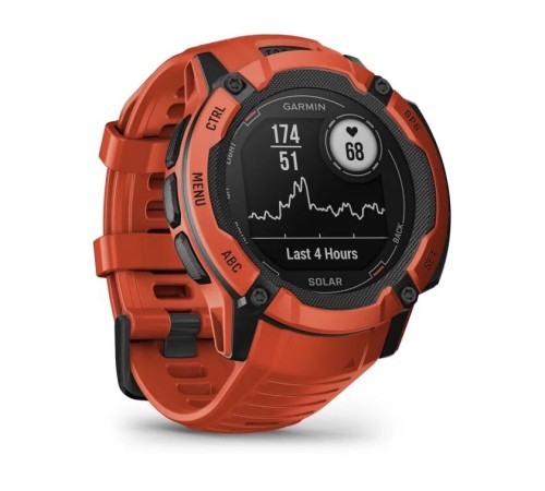 Умные часы Garmin Instinct 2X Solar Red 010-02805-01