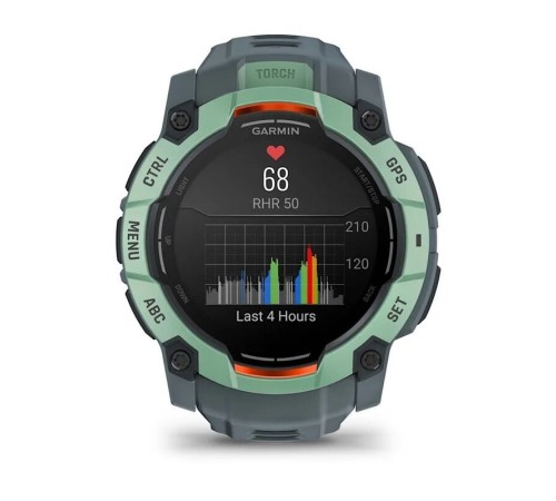 Умные часы Garmin Instinct 3 50 mm AMOLED Neotropic Grey 010-03020-01