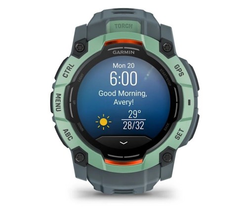 Умные часы Garmin Instinct 3 50 mm AMOLED Neotropic Grey 010-03020-01