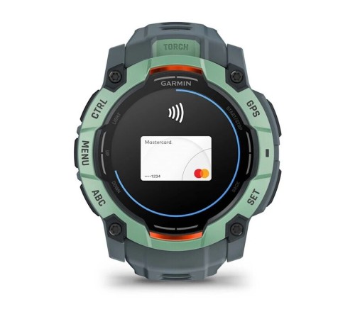 Умные часы Garmin Instinct 3 50 mm AMOLED Neotropic Grey 010-03020-01