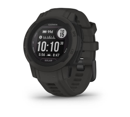 Умные часы Garmin INSTINCT 2S Solar Graphite: стиль и функциональность в одном устройстве