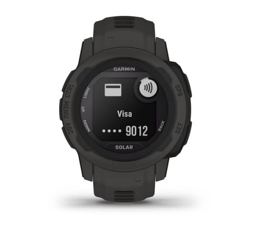 Умные часы Garmin INSTINCT 2S Solar Graphite: стиль и функциональность в одном устройстве