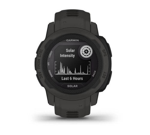 Умные часы Garmin INSTINCT 2S Solar Graphite: стиль и функциональность в одном устройстве