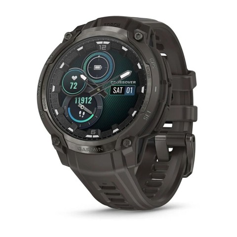 Умные часы Garmin Instinct Crossover Amoled Charcoal Black 010-03398-00