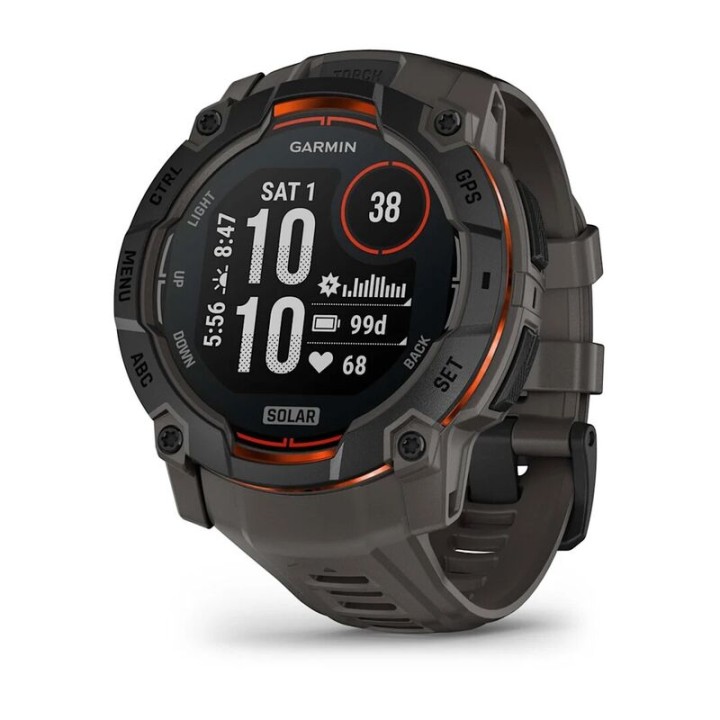 Умные часы Garmin Instinct 3 50 mm Solar Black 010-02935-00