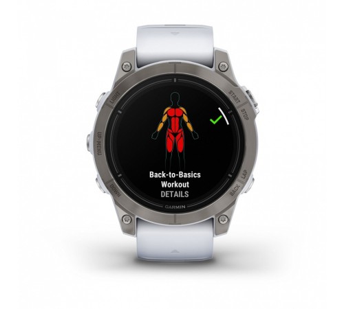 Умные часы Garmin Epix Pro (Gen 2) Sapphire Titanium Whitestone: стиль и функциональность