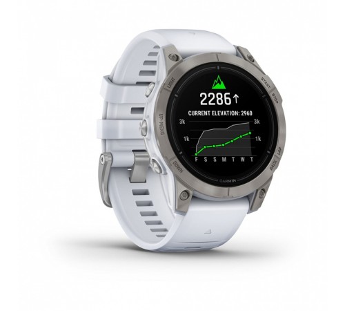 Умные часы Garmin Epix Pro (Gen 2) Sapphire Titanium Whitestone: стиль и функциональность
