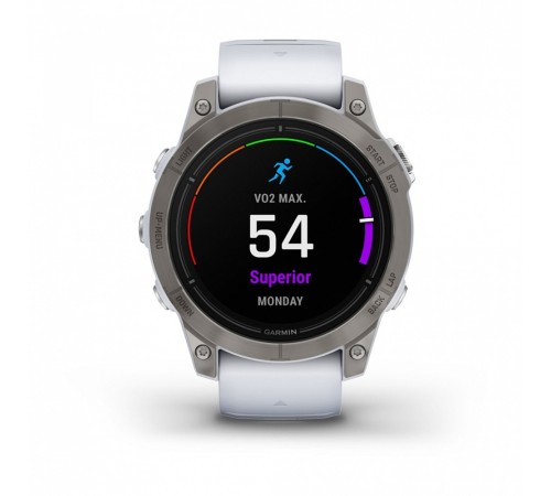 Умные часы Garmin Epix Pro (Gen 2) Sapphire Titanium Whitestone: стиль и функциональность