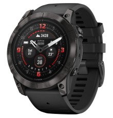 Умные часы Garmin Epix Pro (Gen 2) 47мм Carbon Gray Titanium with Black Band