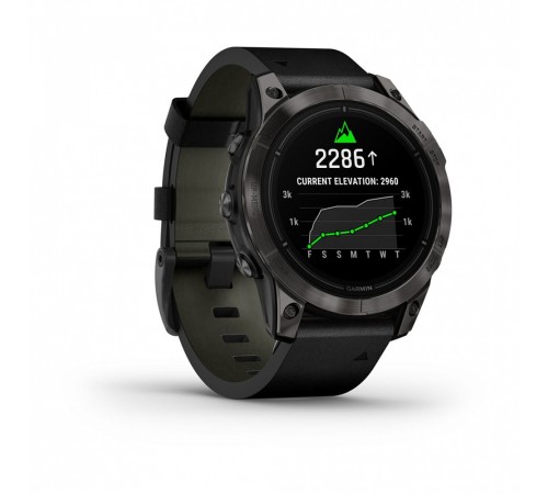 Умные часы Garmin Epix Pro (Gen 2) 47мм Carbon Gray Titanium with Black Band