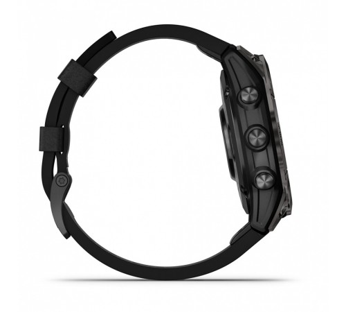 Умные часы Garmin Epix Pro (Gen 2) 47мм Carbon Gray Titanium with Black Band