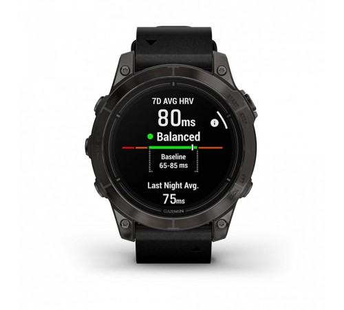 Умные часы Garmin Epix Pro (Gen 2) 47мм Carbon Gray Titanium with Black Band