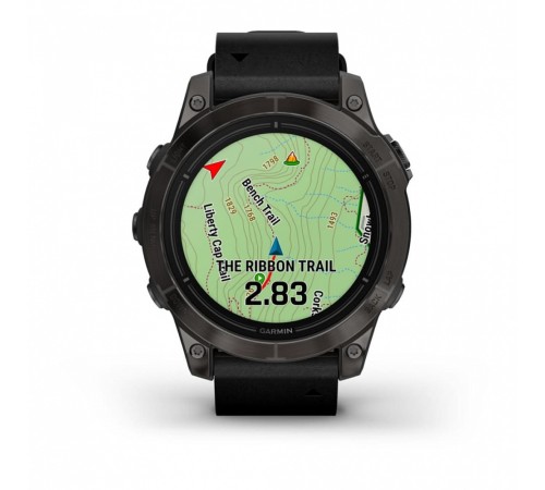 Умные часы Garmin Epix Pro (Gen 2) 47мм Carbon Gray Titanium with Black Band