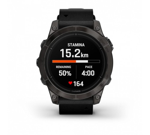Умные часы Garmin Epix Pro (Gen 2) 47мм Carbon Gray Titanium with Black Band