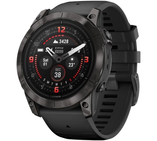 Умные часы Garmin Epix Pro (Gen 2) 51 мм Sapphire Edition Carbon Gray — стиль и функциональность