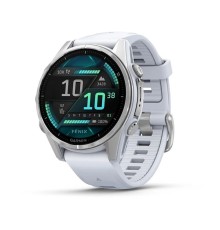 Умные часы Garmin Fenix 8 43 мм Amoled Silver with Whitestone Silicone Band 010-02903-00