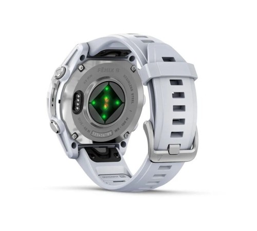 Умные часы Garmin Fenix 8 43 мм Amoled Silver with Whitestone Silicone Band 010-02903-00