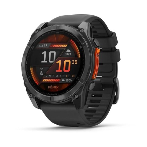 Умные часы Garmin Fenix 8 51mm Amoled Slate Gray with Black Silicone Band 010-02905-00