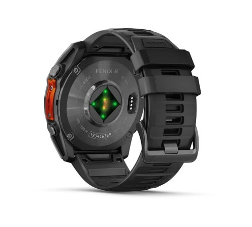 Умные часы Garmin Fenix 8 51mm Amoled Slate Gray with Black Silicone Band 010-02905-00