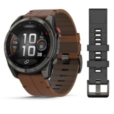 Умные часы Garmin Fenix 8 Pro 51mm Microled Sapphire Lens Carbon Grey DLC Tinanium With Black/Pebble Gray Silicone 010-03199-40 Умные часы Garmin Fenix 8 Pro 51mm Microled Sapphire Lens Carbon Grey DLC Tinanium With Black/Pebble Gray Silicone 010-03199-40