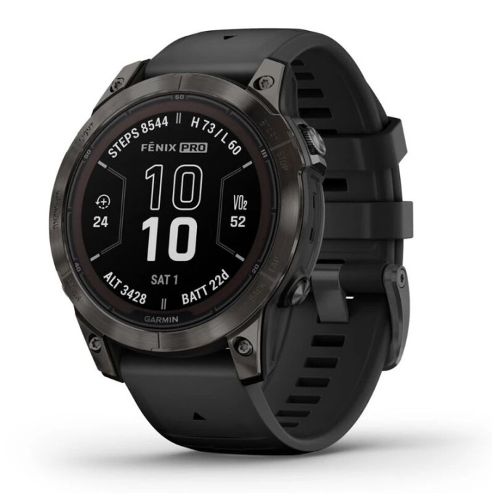 Умные часы Garmin Garmin Fenix 7 Pro 47 мм Sapphire Solar DLC Titanium Carbon Gray 010-02777-11