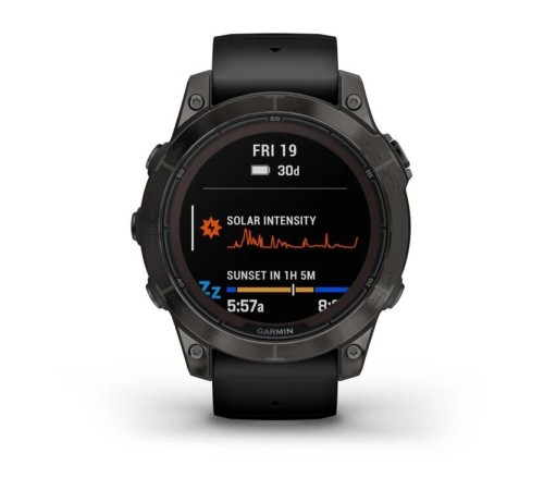 Умные часы Garmin Garmin Fenix 7 Pro 47 мм Sapphire Solar DLC Titanium Carbon Gray 010-02777-11