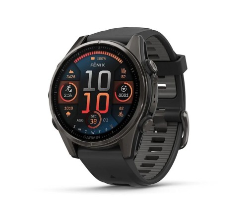 Умные часы Garmin Fenix 8 43 мм Amoled Sapphire Titanium Carbon Gray 010-02903-21