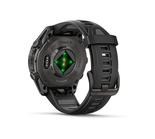 Умные часы Garmin Fenix 8 43 мм Amoled Sapphire Titanium Carbon Gray 010-02903-21