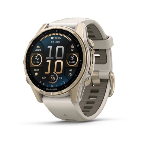Умные часы Garmin Fenix 8 43 мм Amoled Sapphire Soft Gold 010-02903-11