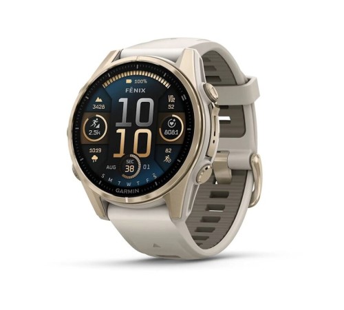 Умные часы Garmin Fenix 8 43 мм Amoled Sapphire Soft Gold 010-02903-11