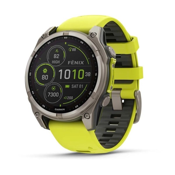 Умные часы Garmin Fenix 8 47 мм Amoled Sapphire Titanium Carbon Gray 010-02904-21