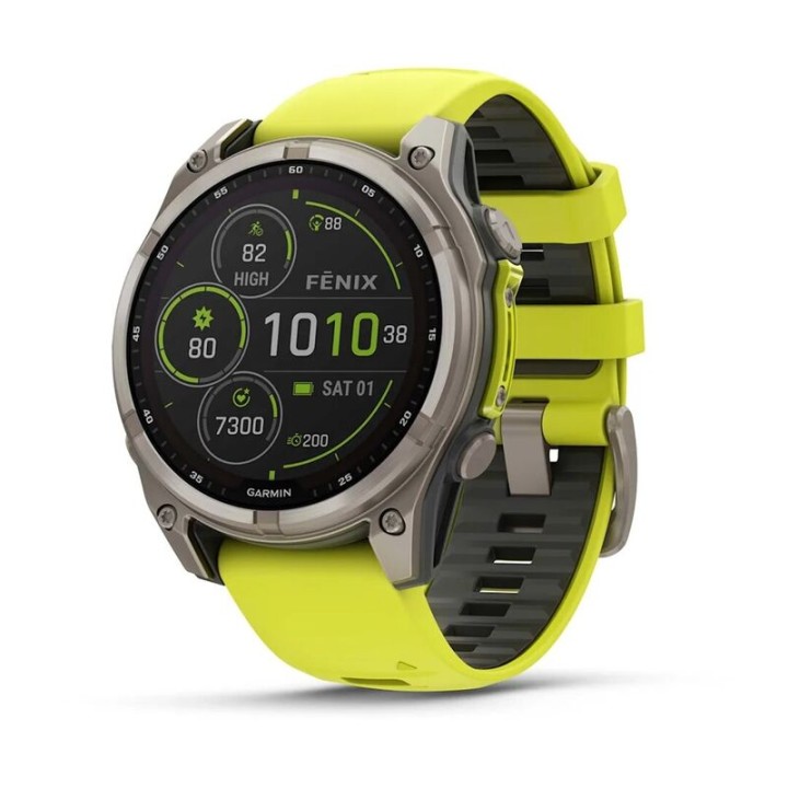 Умные часы Garmin Fenix 8 47 мм Amoled Sapphire Titanium Carbon Gray 010-02904-21