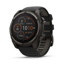 Умные часы Garmin Fenix 8 51mm Solar Sapphire Carbon Gray DLC Titanium with Black/Pebble Gray Silicone 010-02907-11 Умные часы Garmin Fenix 8 51mm Solar Sapphire Carbon Gray DLC Titanium with Black/Pebble Gray Silicone 010-02907-11