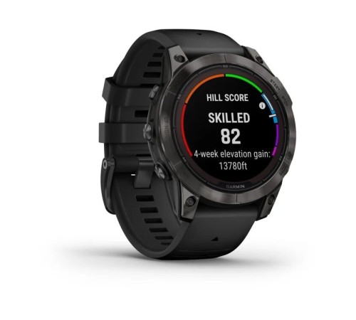 Умные часы Garmin Garmin Fenix 7 Pro 47 мм Sapphire Solar Carbon Grey Whit Black Band 010-02777-00