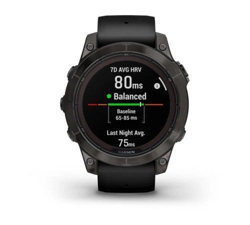 Умные часы Garmin Garmin Fenix 7 Pro 47 мм Sapphire Solar Carbon Grey Whit Black Band 010-02777-00