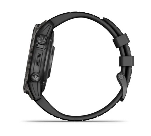 Умные часы Garmin Garmin Fenix 7 Pro 47 мм Sapphire Solar Carbon Grey Whit Black Band 010-02777-00