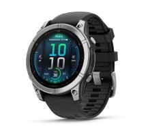 Умные часы Garmin Fenix E 47 мм Amoled Stainless Steel with Black Band 010-03025-02