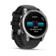 Умные часы Garmin Fenix E 47 мм Amoled Stainless Steel with Black Band 010-03025-02
