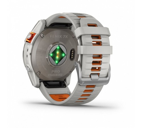 Умные часы Garmin Fenix 7X Pro 51 мм Sapphire Titanium with Fog Gray/Ember Orange 010-02778-14