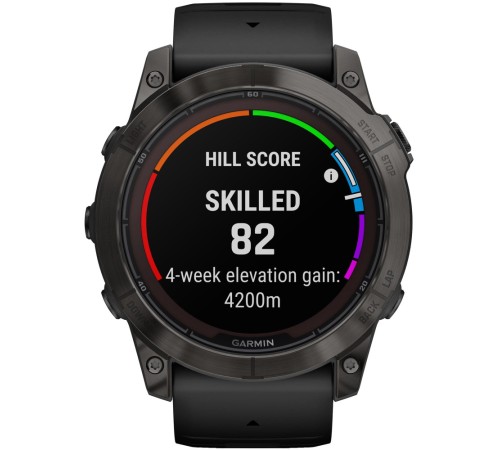 Умные часы Garmin Fenix 7X Pro 51 мм Solar Carbon Gray with Black Band 010-02778-00