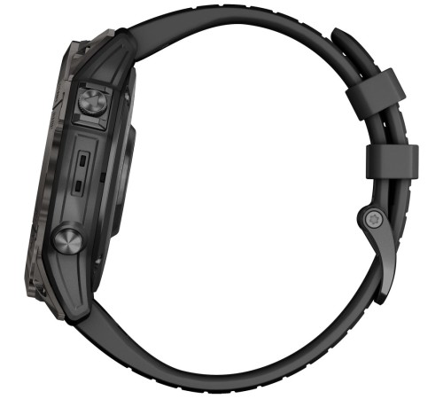 Умные часы Garmin Fenix 7X Pro 51 мм Solar Carbon Gray with Black Band 010-02778-00