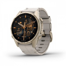 Умные часы Garmin Fenix 8 43 мм Amoled Sapphire Soft Gold with Limestone Leather Band plus Dark Sandstone Silicone 010-02903-40 Умные часы Garmin Fenix 8 43 мм Amoled Sapphire Soft Gold with Limestone Leather Band plus Dark Sandstone Silicone 010-02903-40