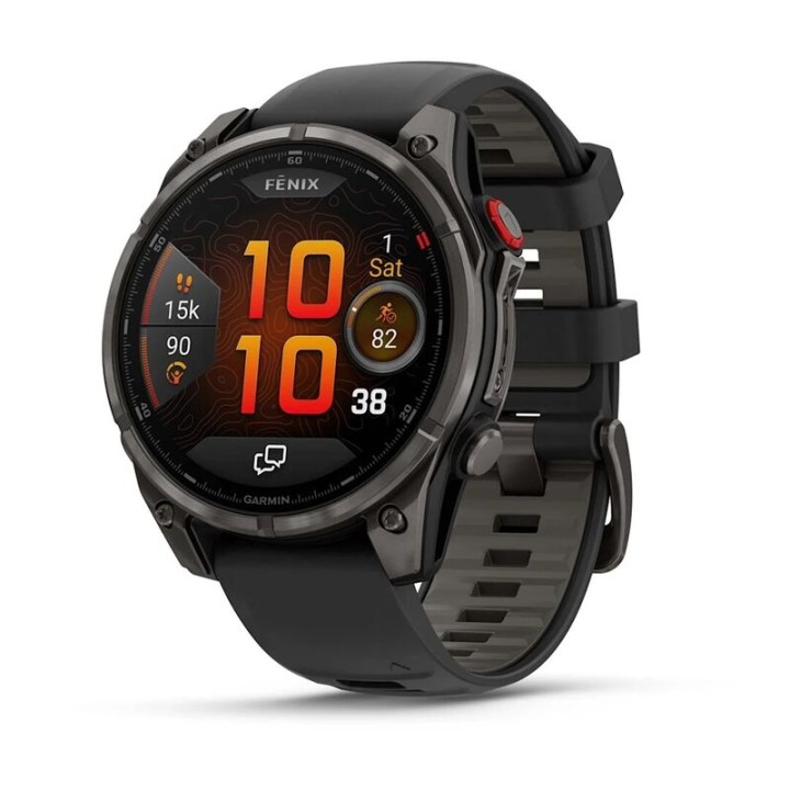 Умные часы Garmin Fenix 8 Pro 47mm Amoled Sapphire Lens Carbon Grey DLC Tinanium With Black/Pebble Gray 010-03198-01