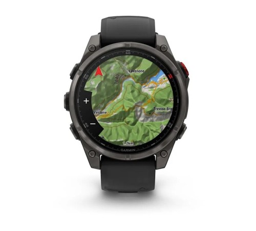 Умные часы Garmin Fenix 8 Pro 47mm Amoled Sapphire Lens Carbon Grey DLC Tinanium With Black/Pebble Gray 010-03198-01