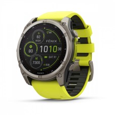 Умные часы Garmin Fenix 8 51mm Solar Sapphire Titanium with Yellow Graphite Silicone 010-02907-21 Умные часы Garmin Fenix 8 51mm Solar Sapphire Titanium with Yellow Graphite Silicone 010-02907-21